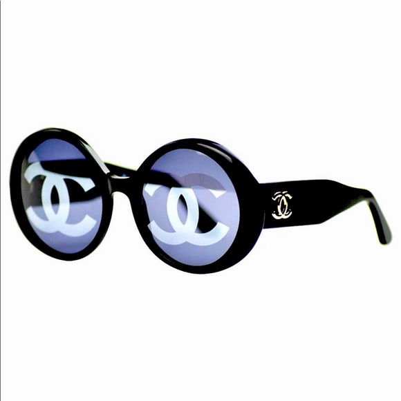 CHANEL 1993 Runway CC Logo round lens sunnies - Picture 5 of 17